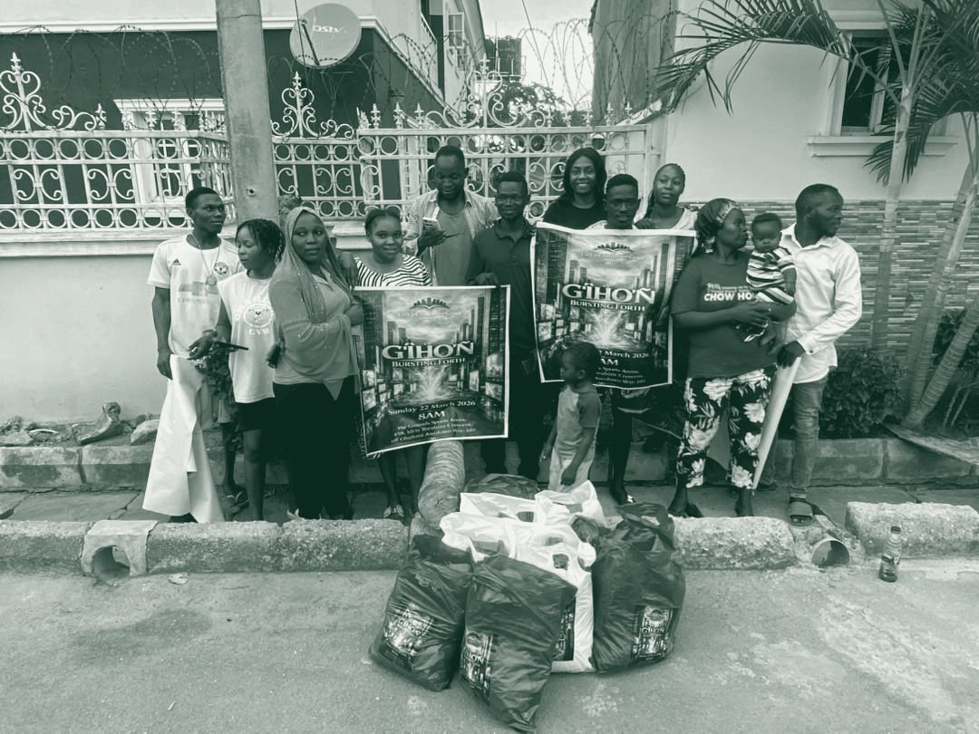 Photograph from a Fisho Initiative feeding outreach.